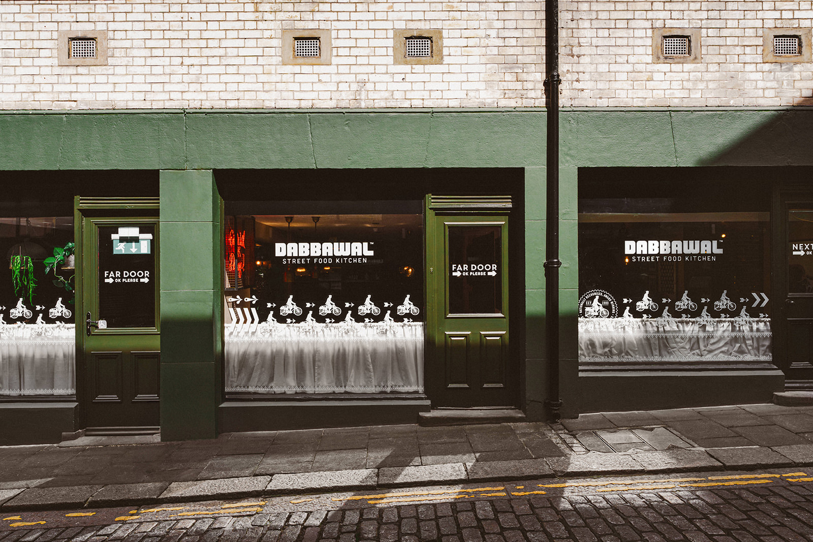 Dabbawal Highbridge exteriors, stylish cool exterior facade